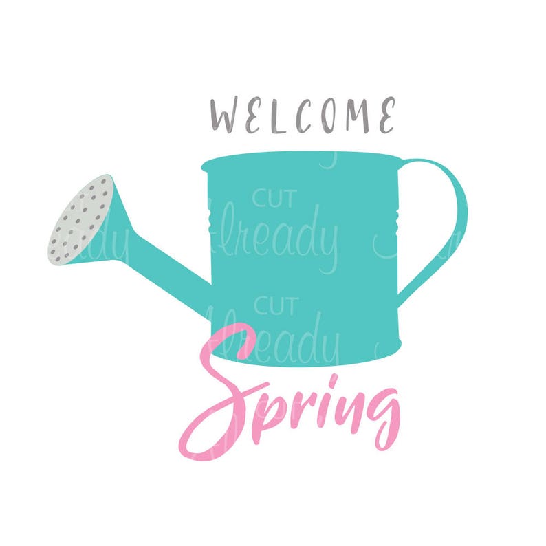 Spring Watering Can - SVG - Cut File - for Cricut and Silhouette - Etsy