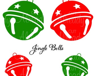 Jingle Bells Decal - Jingle Bells SVG - Christmas SVG - cut file - Instant Digital Download