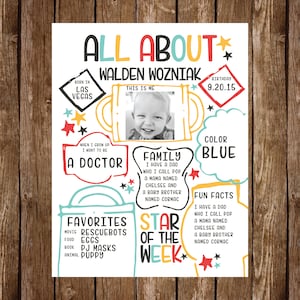 STAR STUDENT || Student of the Week || Star Student Sheet || Student Get to Know You || All About Me