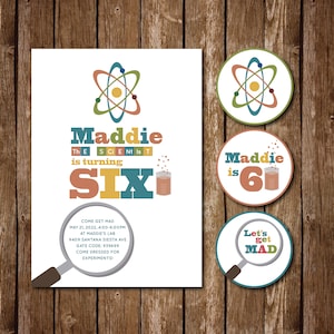 MAD SCIENCETIST PARTY || Science Party || Science Experiments || Scientist || Digital Files || Labratory