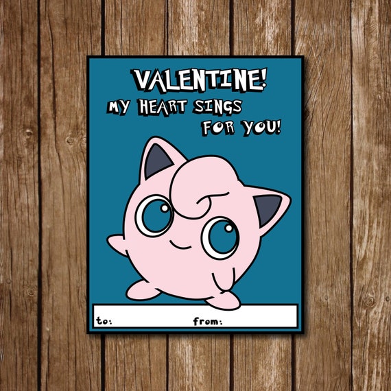 POKEMON Valentine's Day Cards || Pikachu, Charzard, Squirtle, Bulbasaur,  Eevee, Jigglypuff || - Etsy
