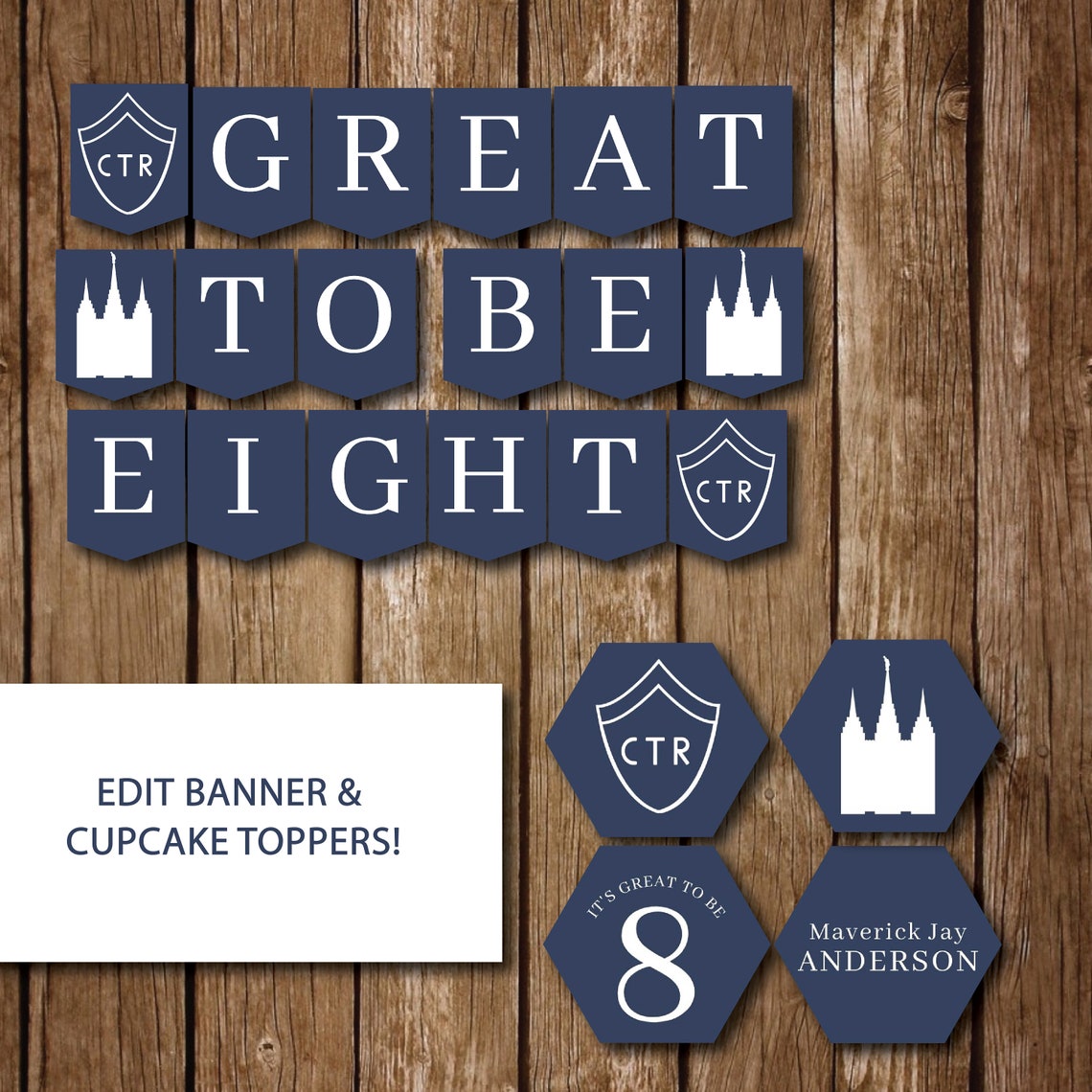 EDITABLE Baptism Pack in Canva || Instant Download || Baptism Invite ...