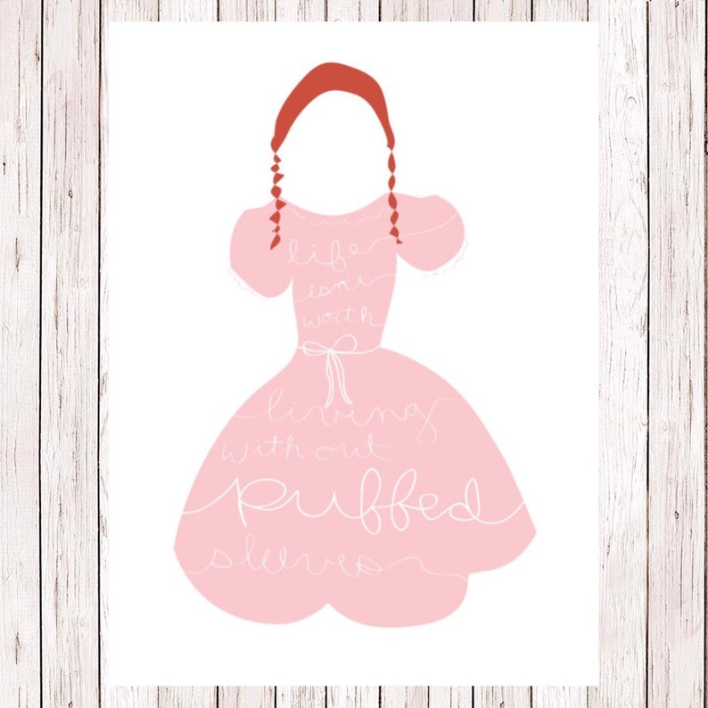 Life Isn't Worth Living Without Puffed Sleeves Quote Etsy