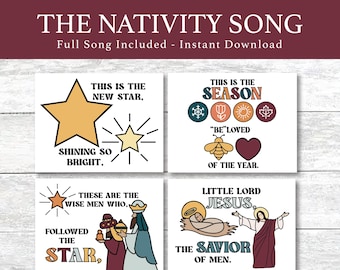 The Nativity Song || Full Song || LDS Primary Singing Time || Instant Digital Download || Christmas