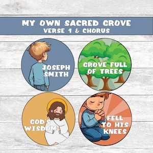 My Own Sacred Grove Keywords ||  1st Verse & Chorus || Primary Singing Time || Instant Digital Download || Come Follow Me || Singing