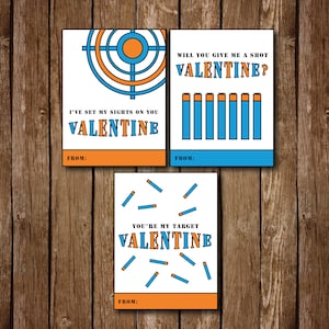 NERF VALENTINSTAG Karten || Nerf Gun || Nerf Kugel || Zielscheibe || Give me a Shot