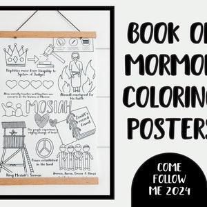 Book of Mormon Posters || Come Follow Me || Poster Prints || 1st Nephi Through Moroni
