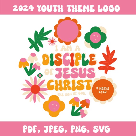 I Am A Disciple Of Jesus Christ Charm, 2024 LDS Youth Theme