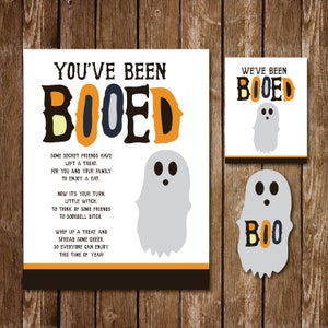 Te han abucheado // Nos han abucheado // Boo // Halloween // Timbre de la zanja // Tratar la zanja