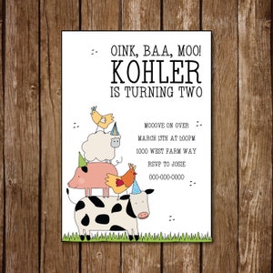 Oink Baa Moo || Farm Animal Birthday || Moove on Over || Birthday Party
