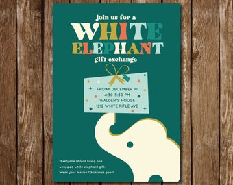 Weißer Elefant Geschenktausch Party || Weihnachtsfeier || Weißer Elefant