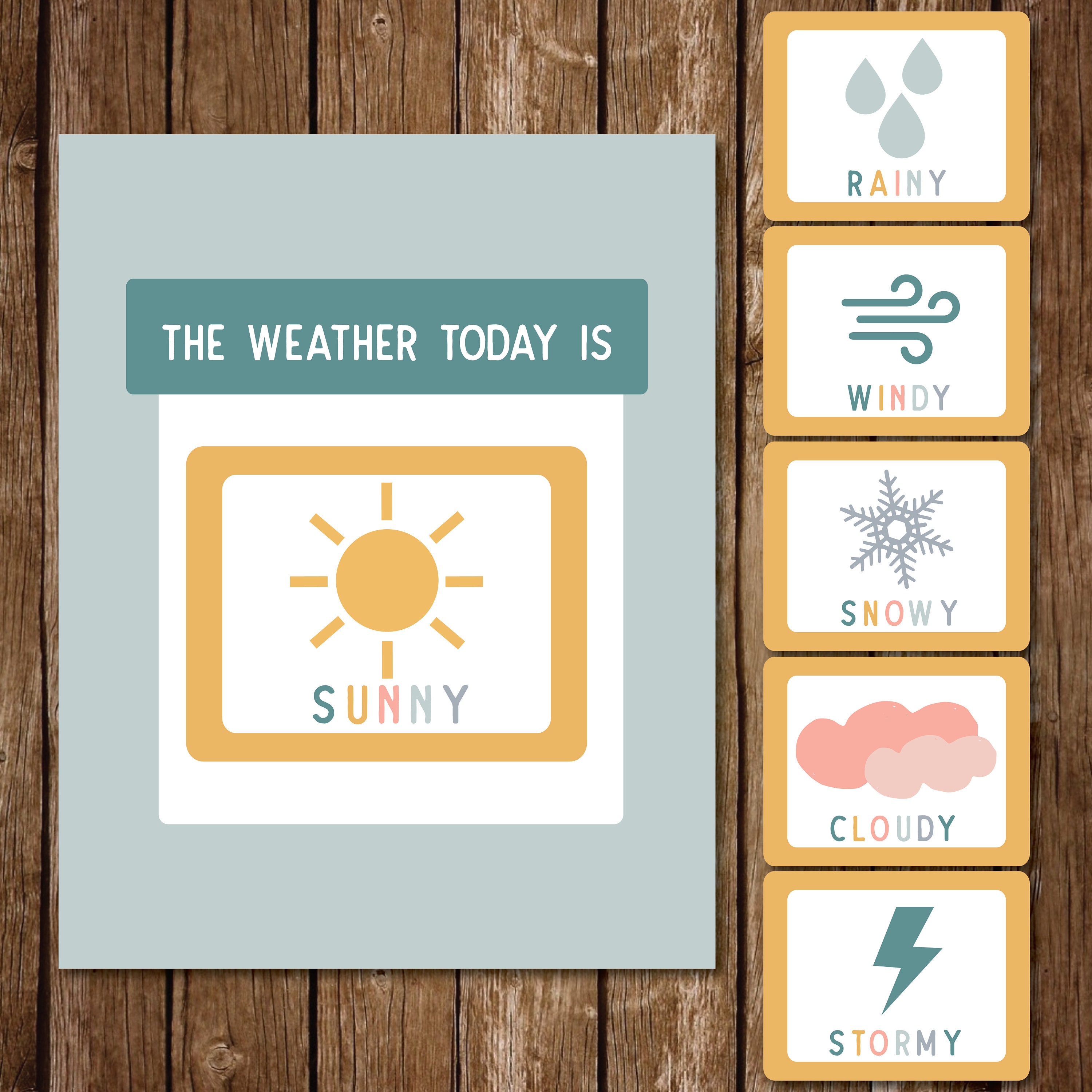 HOMESCHOOL Wall Calendar Months Days Letters Numbers Etsy