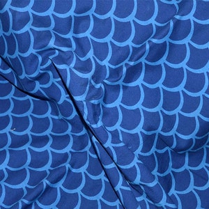 Motivo a capesante indiano Morbido cotone per bambini Kaftan Quilting Abiti estivi Gonne da notte a misura Tessuto Home Decor per cuscino