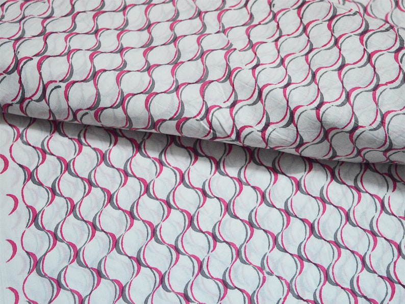 Block Print Cotton, Hand Printed Fabric, Handloom Fabric, Cotton Fabric, Block Print Fabric, Sewing Fabric