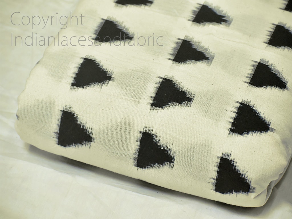 Black Multi-Color Pattern Pure Ikat Handloom Shirt