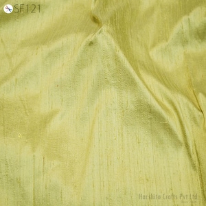 Hazel Brass Pure Dupioni by the yard Wedding Dresses Indian Plain Raw Silk Table Runner Pillow Covers Lamp shades Drapery sewing upholstery
