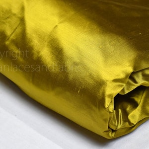 80gsm Iridescent Yellow Black Indian Pure Silk Fabric by the yard Soft Silk Curtains Scarf Costume Apparels Wedding Evening Dresses Dolls