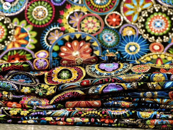 Traditional Indian Fabric With Sequined Ornaments Stock Photo, Picture and  Royalty Free Image. Image 21895073.