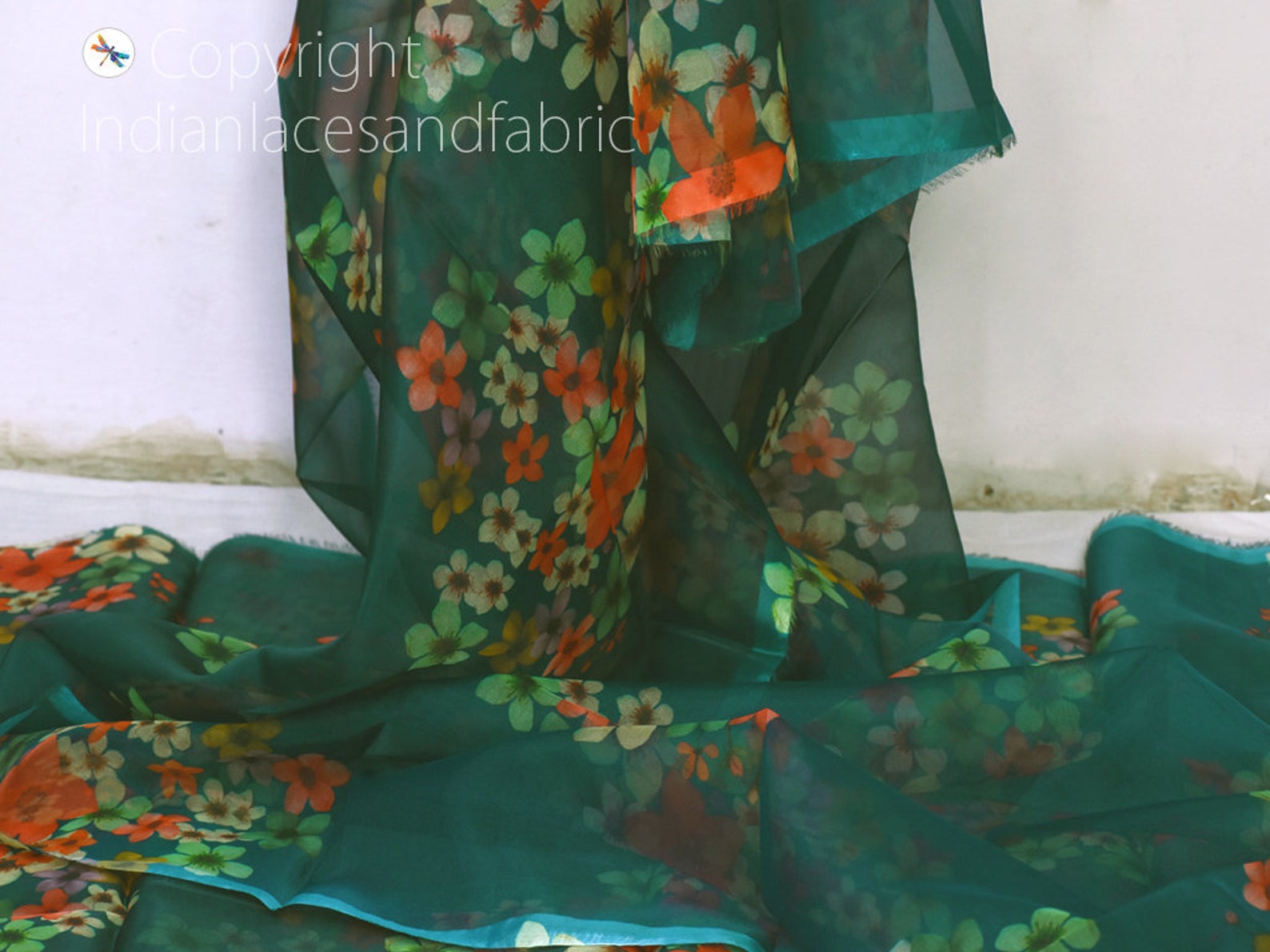 Floral Saree main image 1