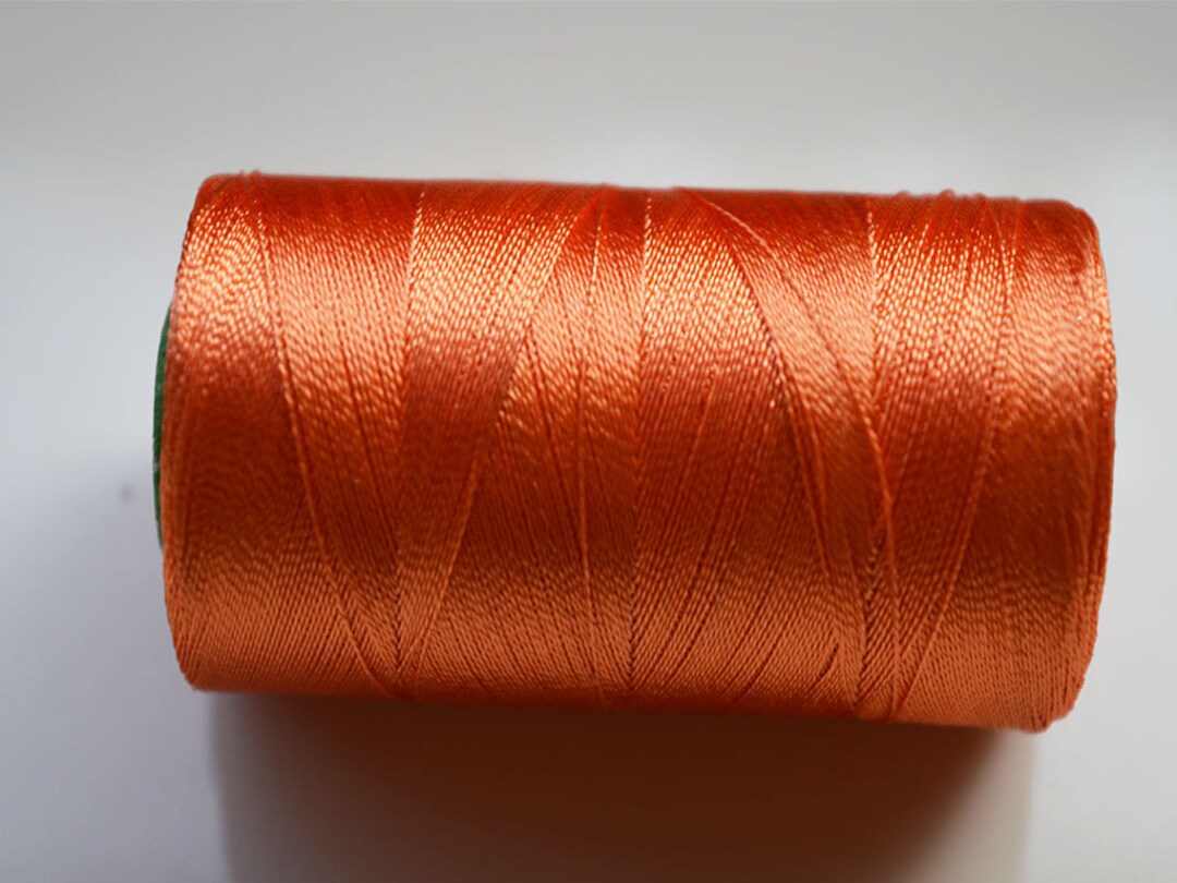 Coral Silk Thread Spool Art Silk Thread Hand / Machine Etsy