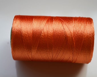 Coral Spool Seta filo, Filo d'arte della seta, mano / macchina Filetto del ricamo, seta ricamo Filo, commercio all'ingrosso di seta filo ind