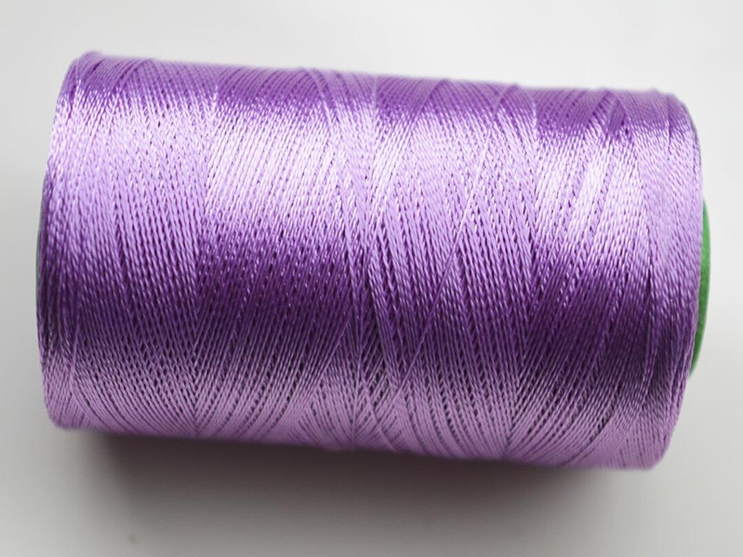 Lavender Silk Thread Spool Art Silk Thread Hand and Machine Etsy