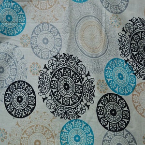 Blue Printed Kids Women Summer Dresses Indian Cotton Fabric By The Yard Nursery Quilting Crafting Sewing Curtains Drapery Clothing Pillows