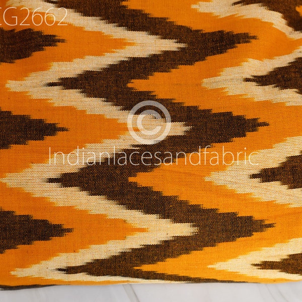 Yellow Ikat Fabric Etsy