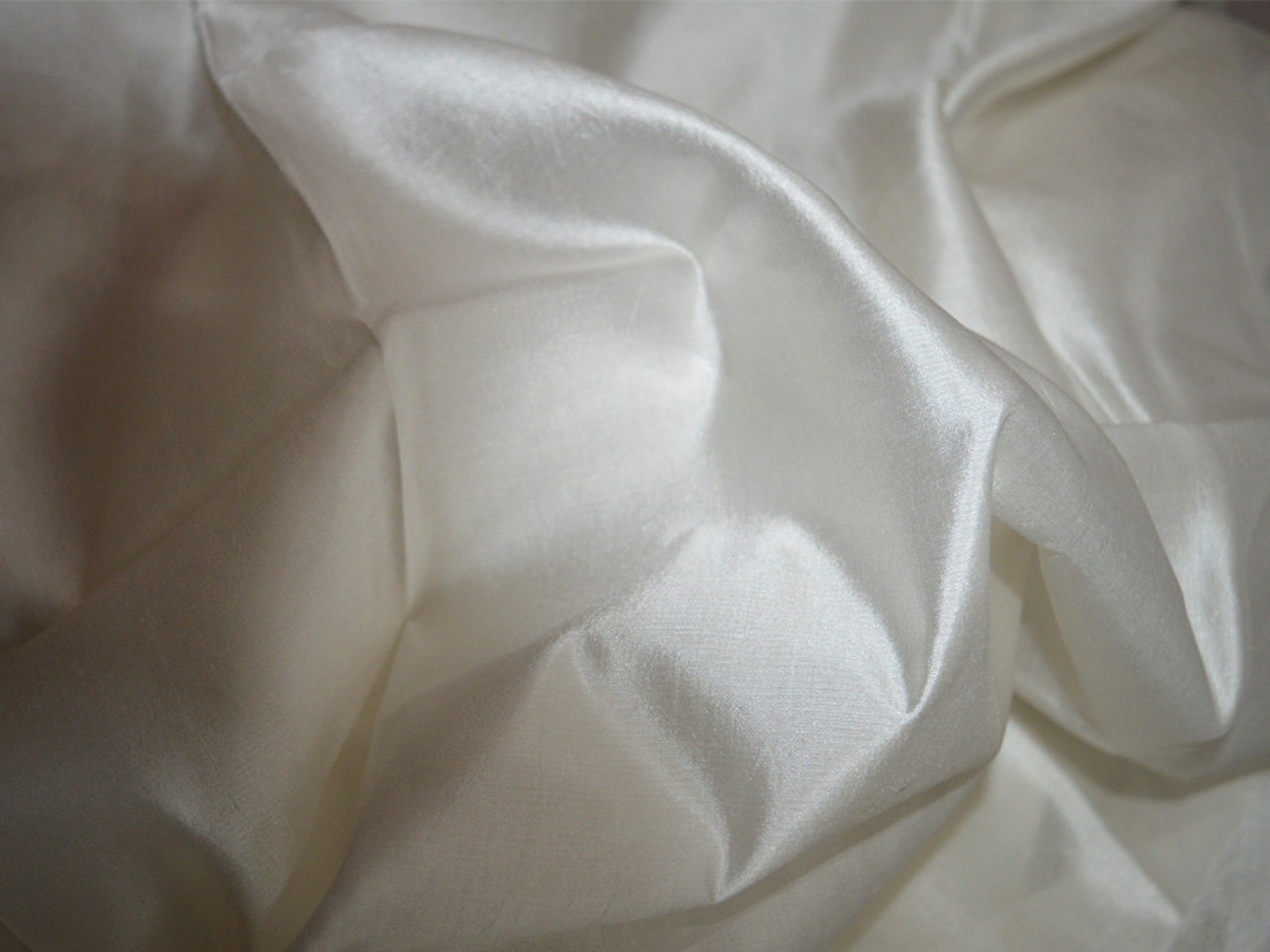 Buy Dyeable White Soft Pure Plain Silk Fabric by the Yard Wedding