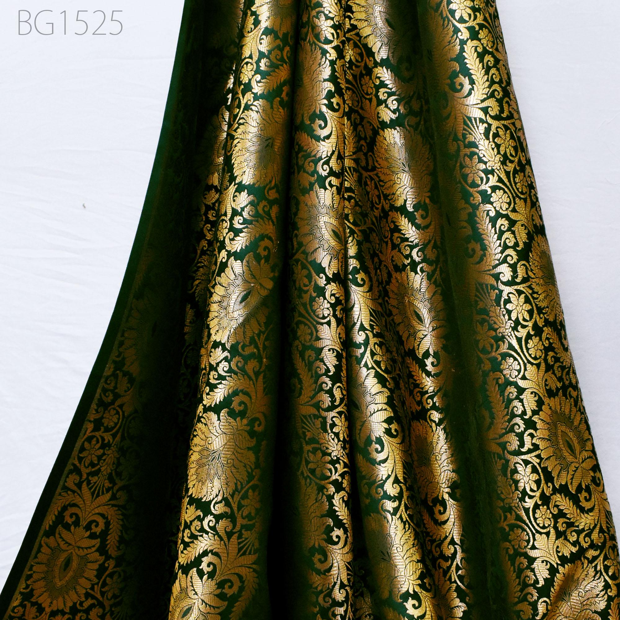 gold brocade dress fabric Metallic Abstract Light-Weight Brocade - Gold / Silver