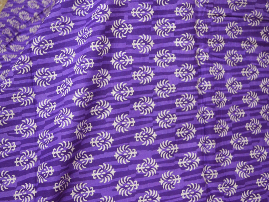 Block Print Fabric Soft Cotton Fabric by the yard Hand Printed Etsy