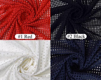 54" Pure Cotton Hakoba Fabrics Embroidered Eyelet Fabric by the Yard Indian Schiffli Summer Dresses for Kids Women Girls Drapery Fashion