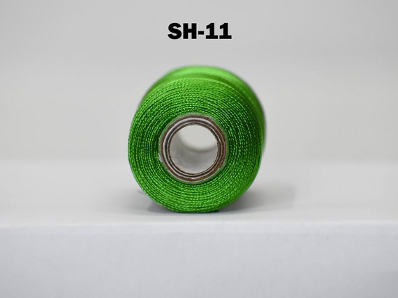 Parrot Green Thread Spool, Art Silk Thread, Hand and Machine Embroidery  Thread, Art Silk Embroidery Thread, Indian Silk Thread 