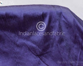 Lavender Black Indian Plain Pure Dupioni Silk Raw Silk Fabric by the Yard Crafting Sewing Wedding Dresses Skirts Silk Pillow Cover Curtains