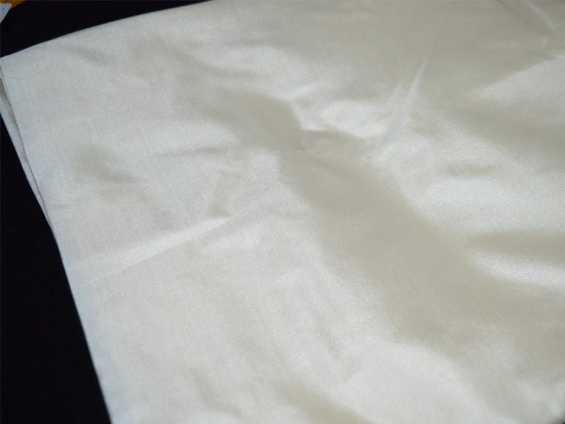 60 Gsm Indian Ivory Soft Pure Plain Silk Fabric by the Yard - Etsy