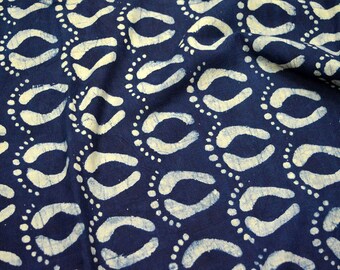 Sewing Indian Fabric Block Print Fabric Quilting Cotton Fabric by Yard Crafting Indigo Blue Cotton Fabric Organic Indigo summer dress fabric