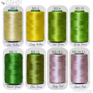 10 Silk Thread Spool, Art Silk Thread, Hand And Machine Embroidery Thread, Online Art Silk Embroidery Thread, Wholesale Indian Silk Thread