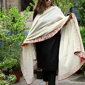 Champagner Georgette Dupatta Damen Braut Hochzeit Lehenga Schwerer Chunni Schleier Pailletten Schal Indische Kleider Frau Kostüm Geschenk