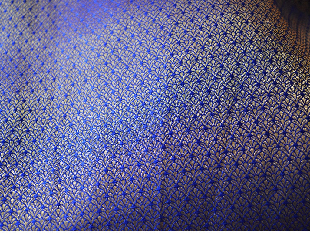 blue brocade texture blue brocade texture