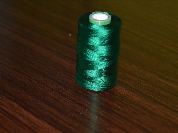 Verde esmeralda seda carrete de hilo seda del arte del hilo | Etsy México
