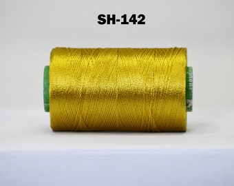 Maïs fil de soie jaune Spool, Fil Art Silk, main et la machine broder, Art Soie broder, fil de soie indienne