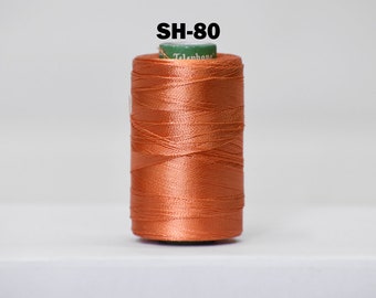 Sandstone Silk Thread Spool, Silk Thread, Hand/Machine Embroidery Thread, Art Silk Embroidery Thread, Wholesale Indian Silk Thread