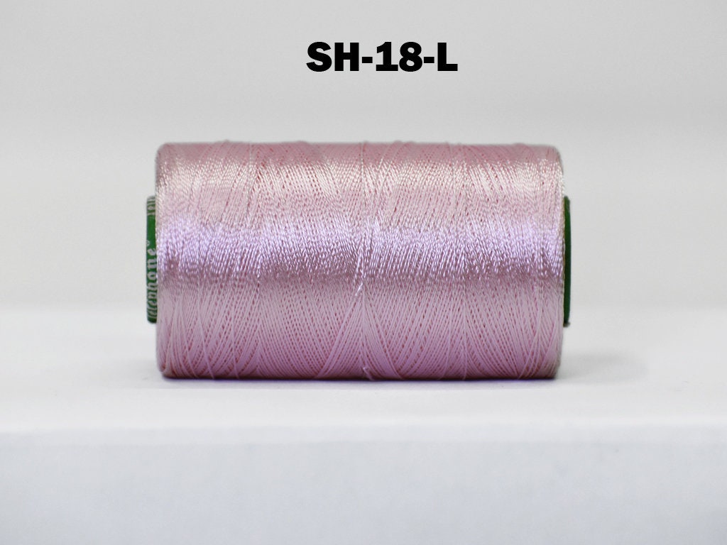 The Design Cart Baby Pink Color Generic Silk Thread, Package of 10