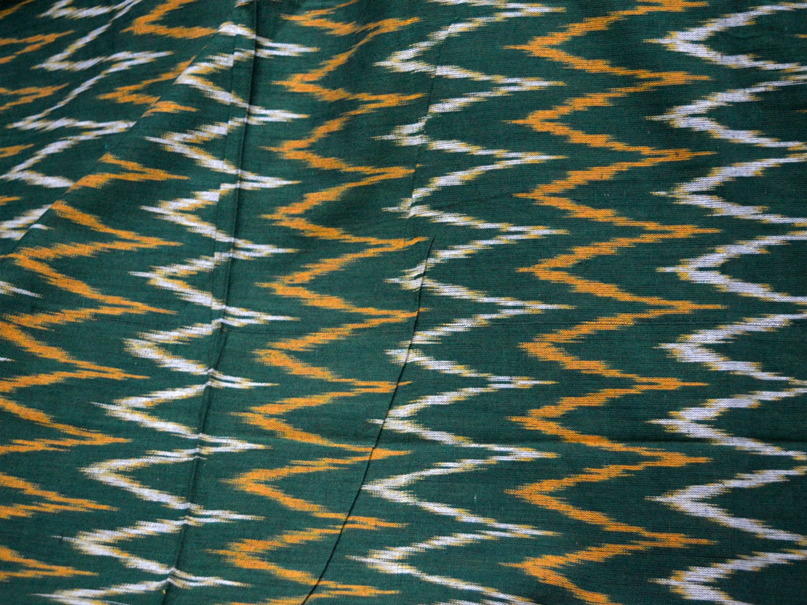 Yellow Ikat Fabric by yard Handloom Ikat Cotton Fabric Etsy