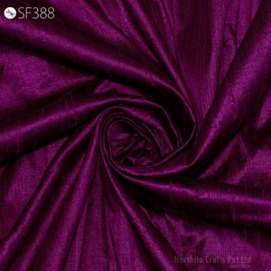 Reiner Dupion-Stoff von der Werft, indisches Pflaumenschwarz, Shantung-Rohseide, Dupion-Hochzeit, Brautkleider, Nähen, Kissenbezug