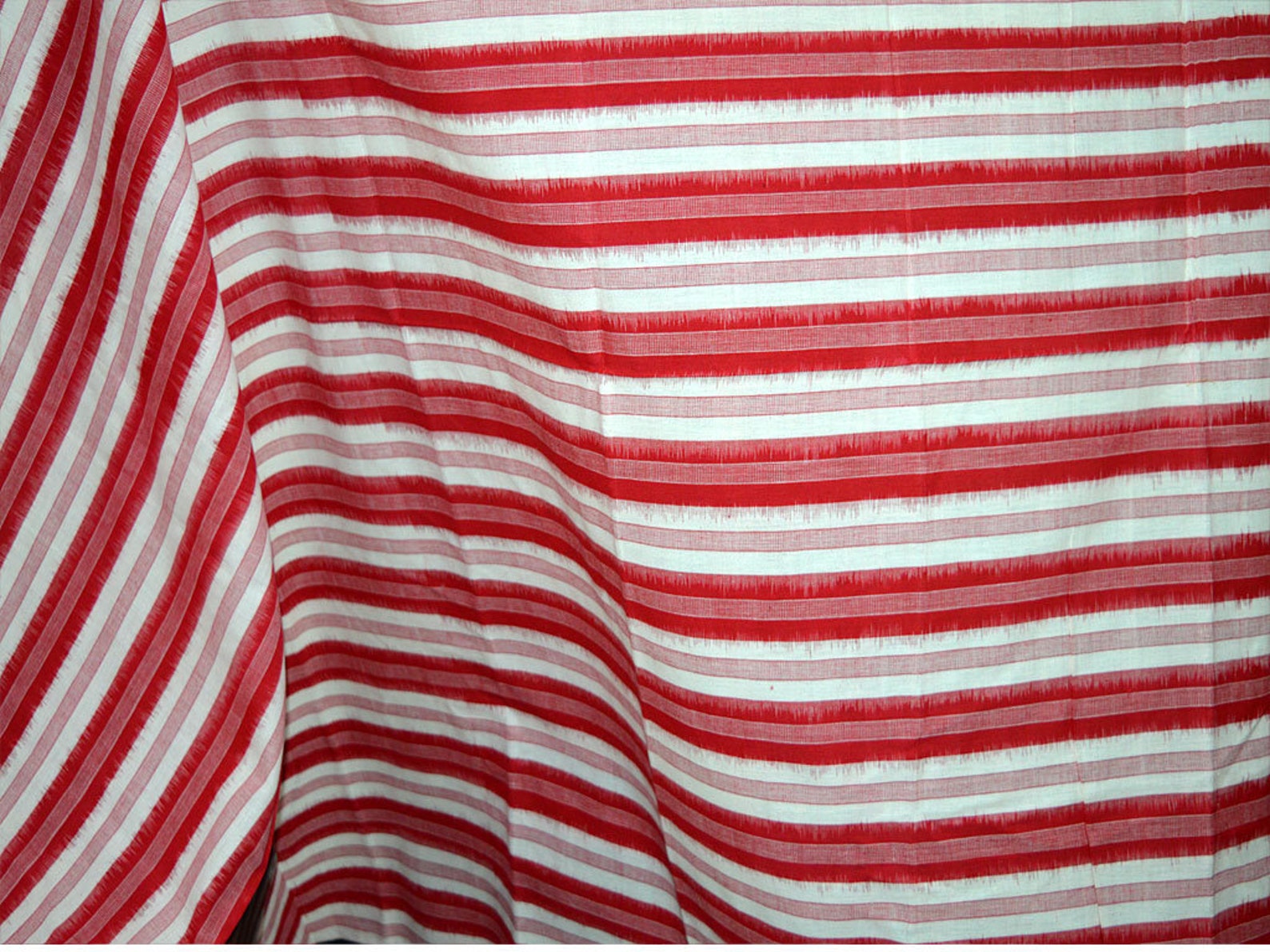 Indian Red Hand loom Cotton Fabric By The Yard Upholstery Etsy