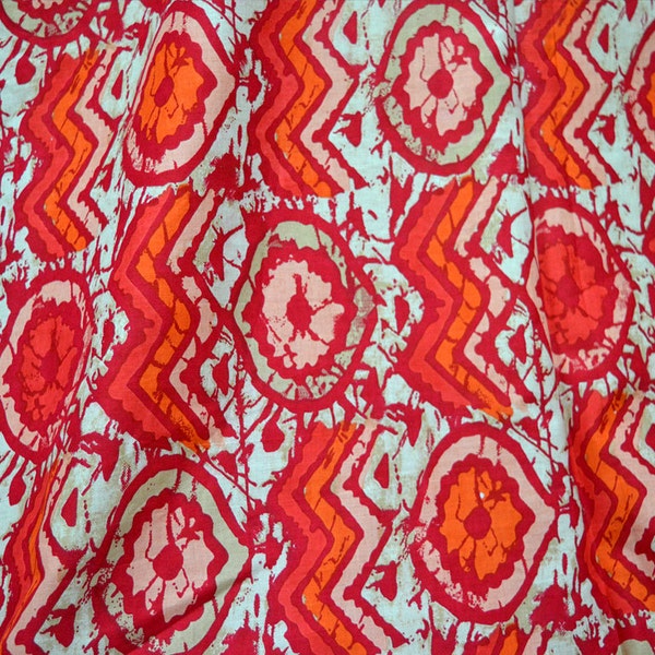 Quilt Cotton Block Print Cotton Fabric by the yard Indian home decor Soft Cotton Fabric Block Print Fabric Summer dress fabric for kids Boho