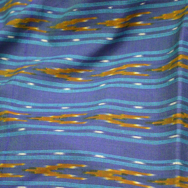 Brown Indian Cotton Fabric  Handloom Ikat Fabric Ikat for cushion covers Ikat Pattern Cotton Fabric by the yard Homespun Ikat fabric