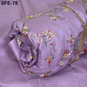 Embroidered Silk Fabric Uk - Etsy UK