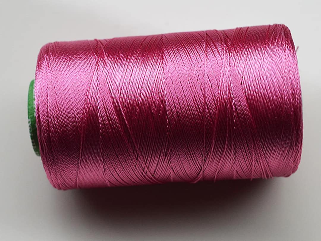 Bubble Gum Pink Silk Thread Spool, Art Silk Thread,hand Machine ...